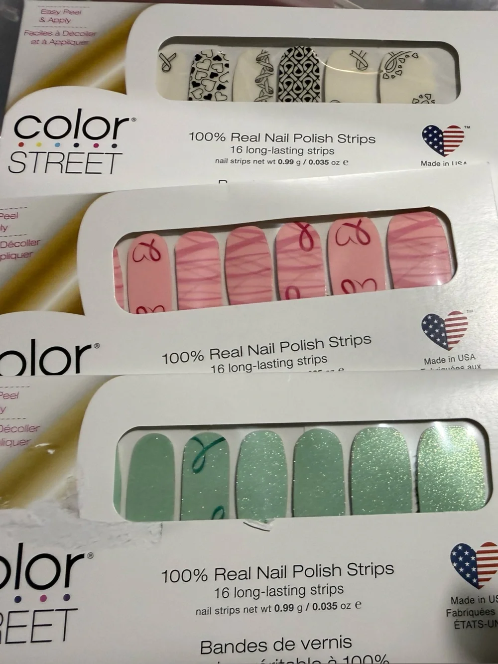 Color Street nail strip bundle (4)